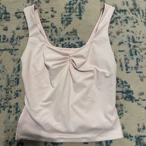 Cute Baby Pink Sleeveless Top